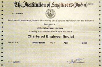 structural certificate